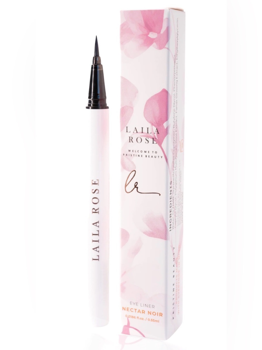 Laila Rose Nectar Noir (black) Eyeliner Pen with Fine Black Tip